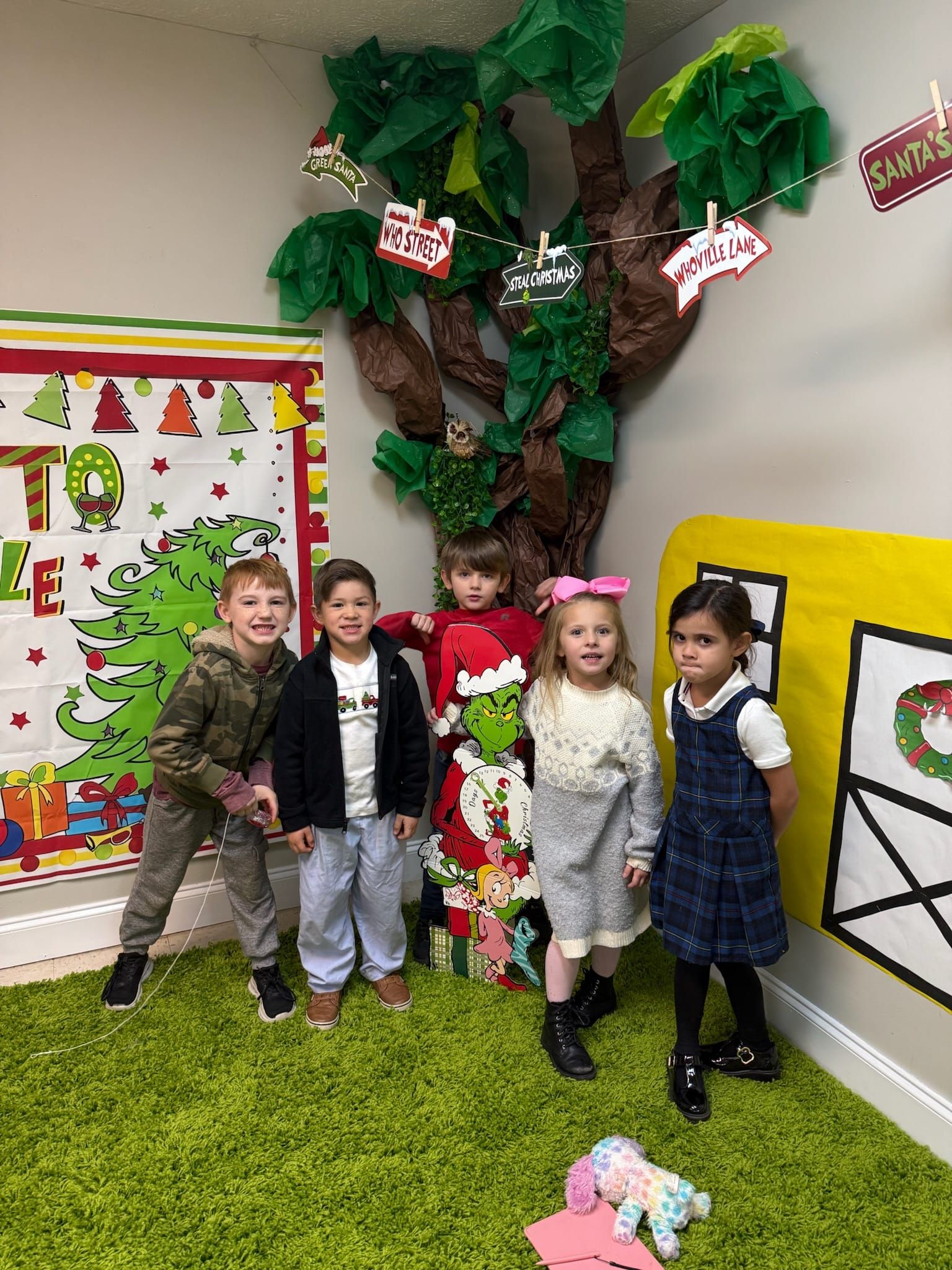 Young Carthage Christian Academy students at a Christmas program