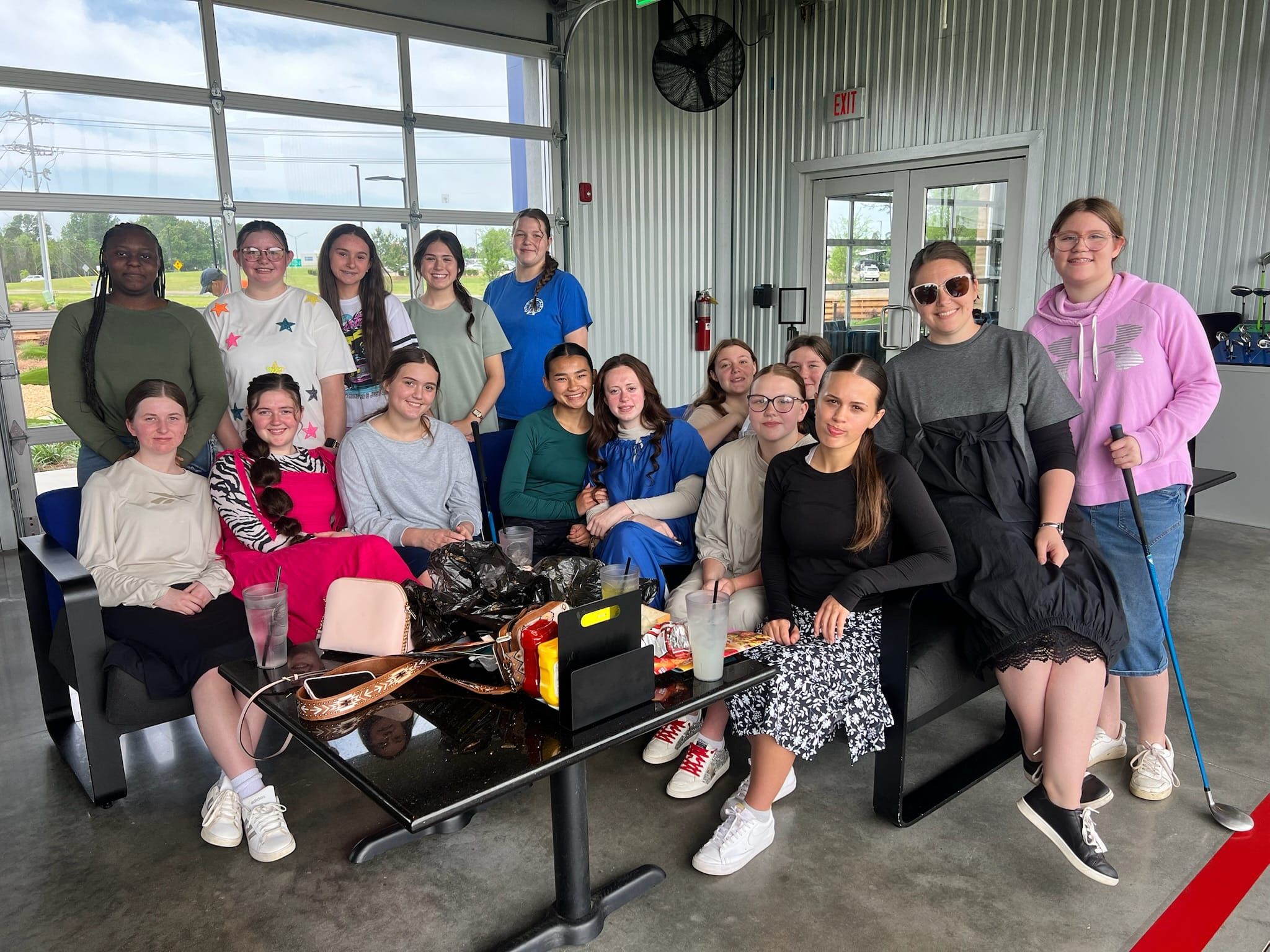 Carthage Christian Academy students together on campus
